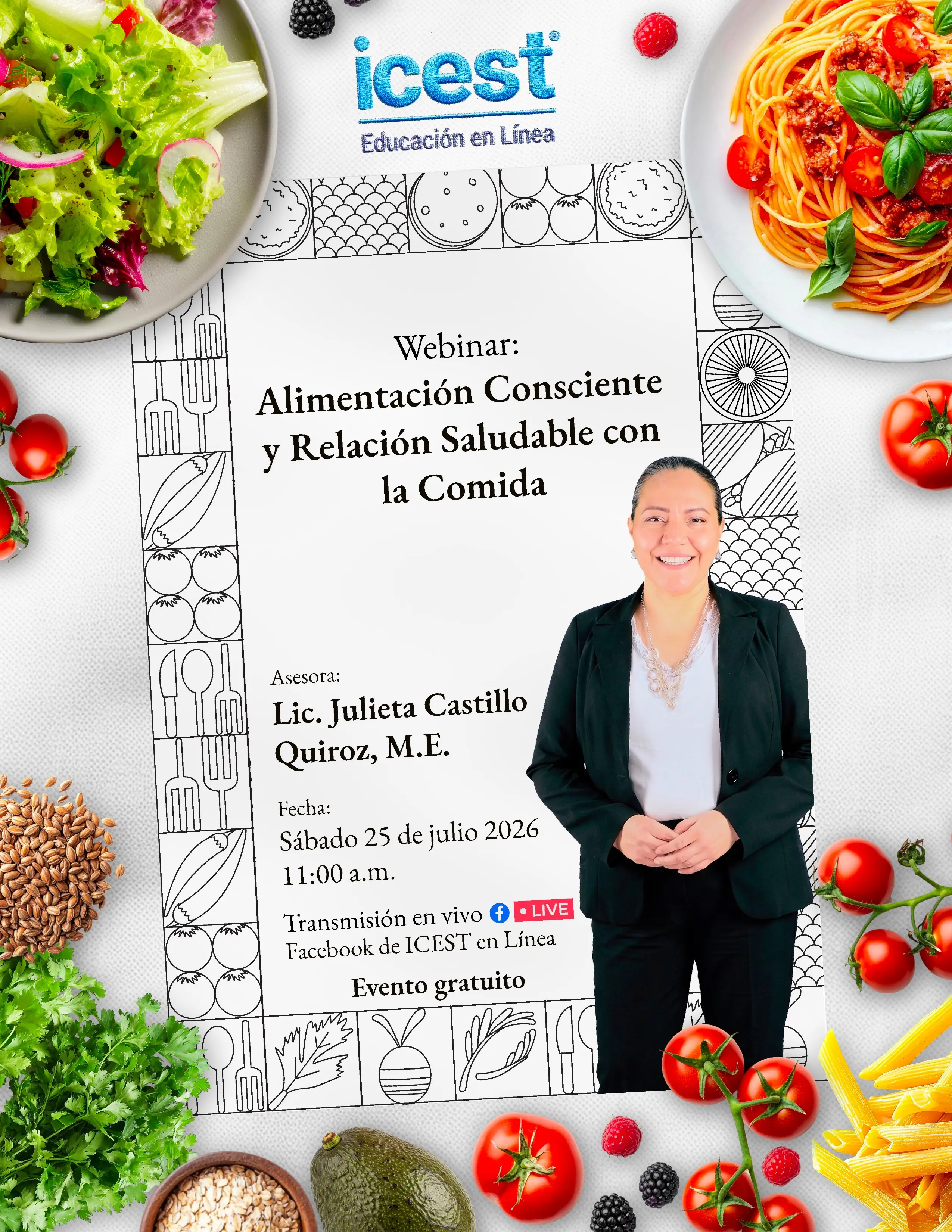 Webinar Alimentación Consciente y Relación Saludable con la Comida