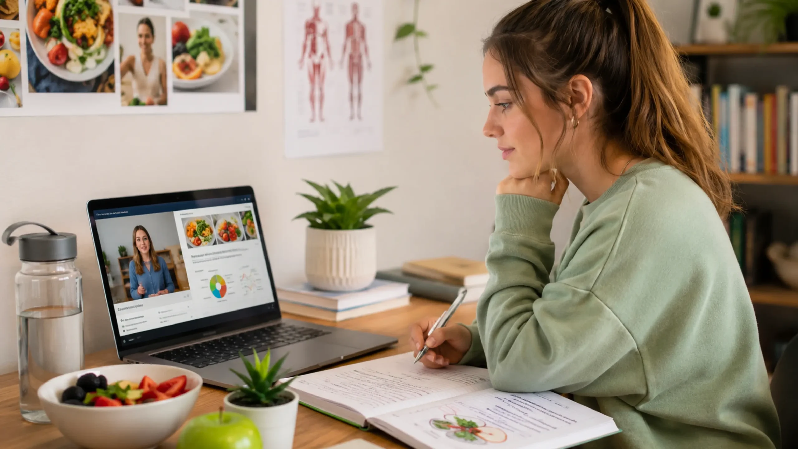 Profesional estudiando la Licenciatura en Nutrición